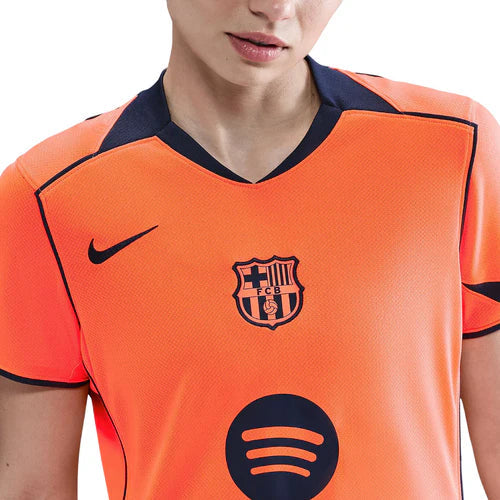 Barcelona Third 25/26 Feminina Nike  - Laranja