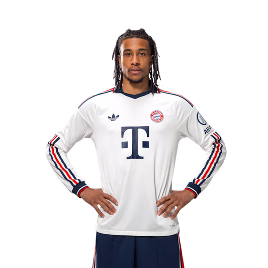 Bayern de Munique Away Manga Longa 26/27 Jogador Adidas - Branca