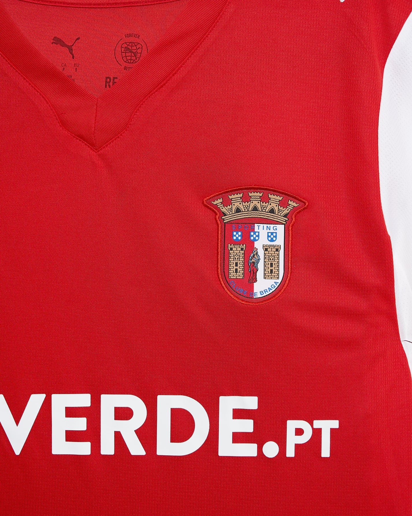 Braga Home 26/27 Torcedor Puma - Vermelho e Branco