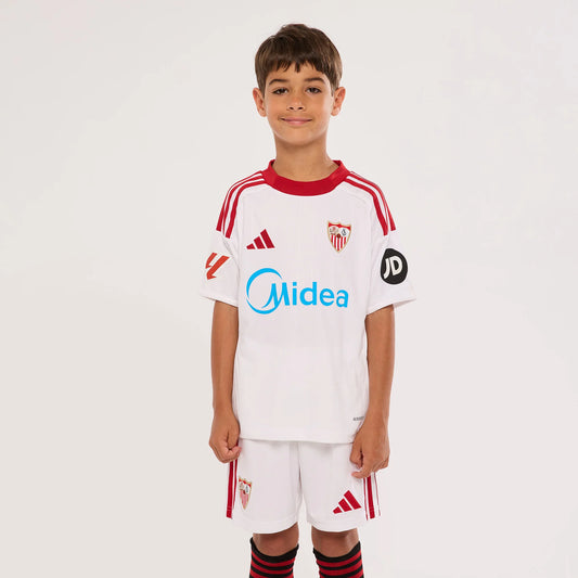 Kit Infantil Sevilla Home 25/26  - Branco