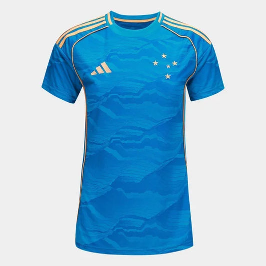 Cruzeiro Third 25/26 Adidas Feminina - Azul