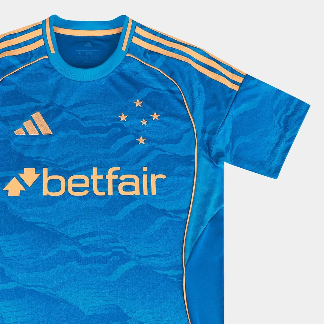 Cruzeiro Third 25/26 Adidas Torcedor Masculino - Azul