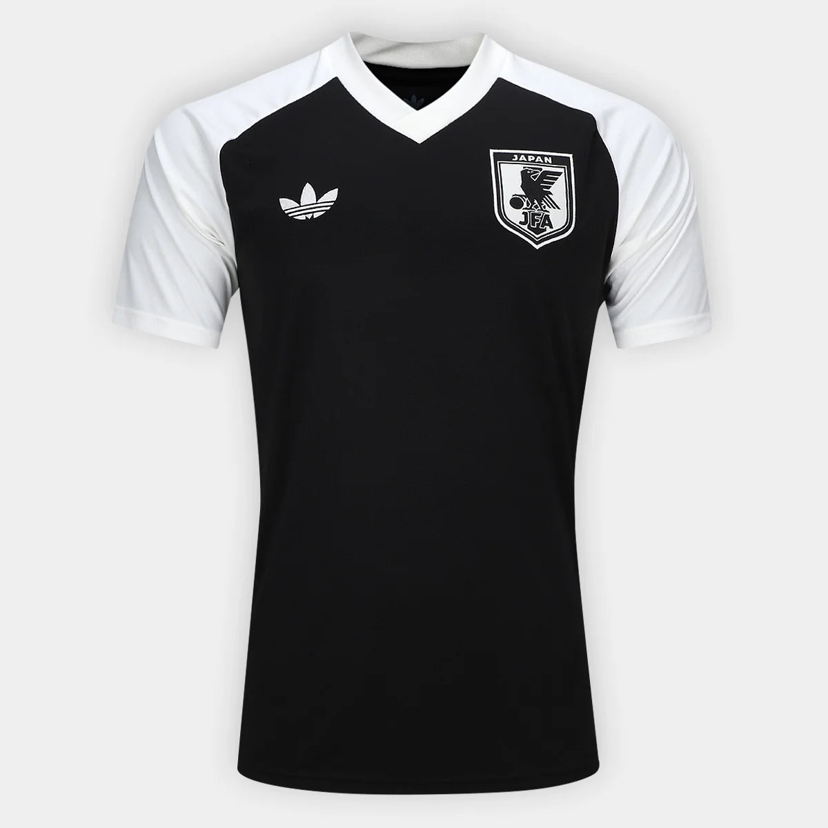 Japão Pré Jogo 26/27 Torcedor Masculino Adidas - Preta e Branca