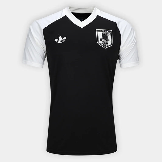 Japão Pré Jogo 26/27 Torcedor Masculino Adidas - Preta e Branca