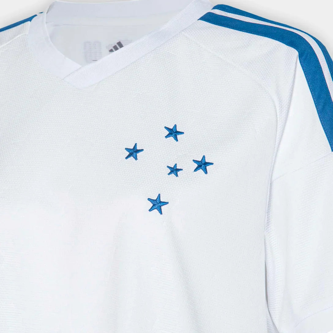 Cruzeiro Away 26/27 Adidas Feminina - Branca