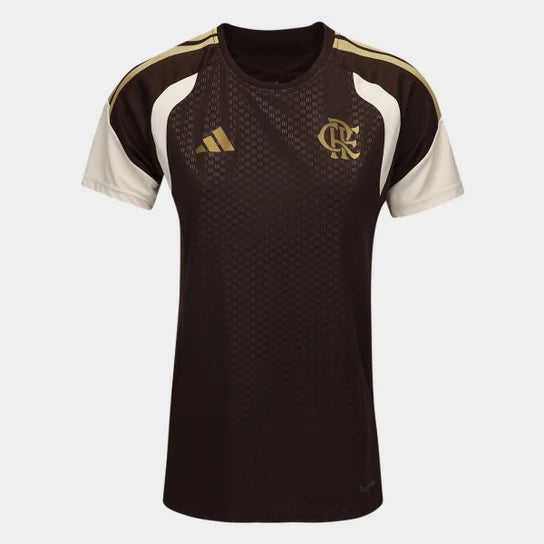 Flamengo Treino 26/27 Torcedor Adidas Feminino - Marrom