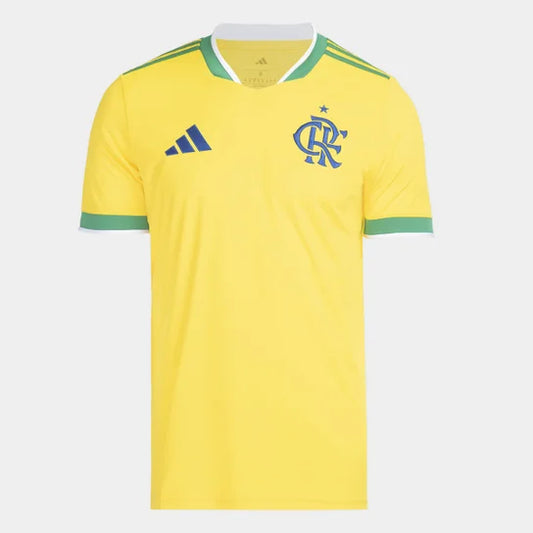 Flamengo Edição Especial Brasil 26/27 Torcedor Adidas Masculina - Amarela