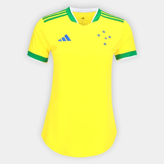 Cruzeiro Edição Especial 26/27 Adidas Feminina - Amarela
