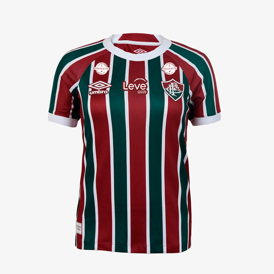 Fluminense Home 25/26 Torcedor Com Patrocínios Umbro Feminina