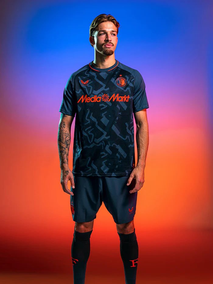 Feyenoord Third 26/27 Torcedor Castore - Azul Escuro
