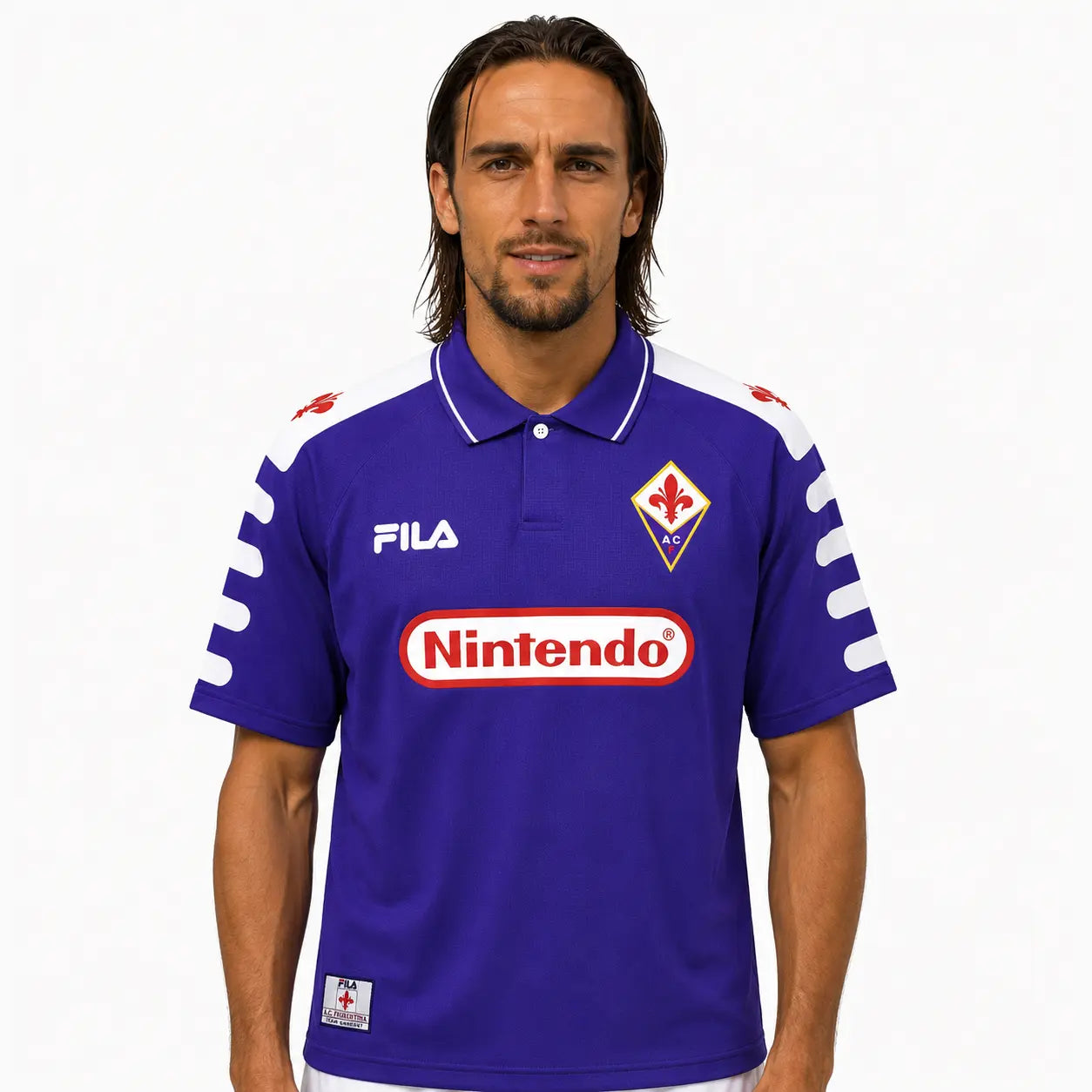 Fiorentina Home Retrô 1998  Fila - Roxa