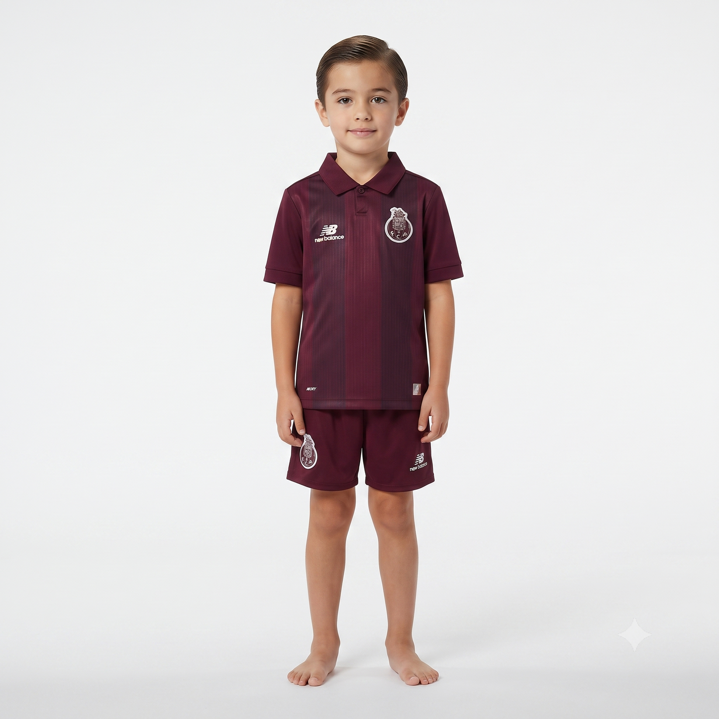Kit Infantil Porto Away 26/27  - Roxo