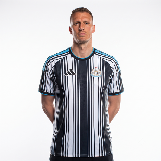 Newcastle Home 26/27 Jogador Adidas - Preto e Branco
