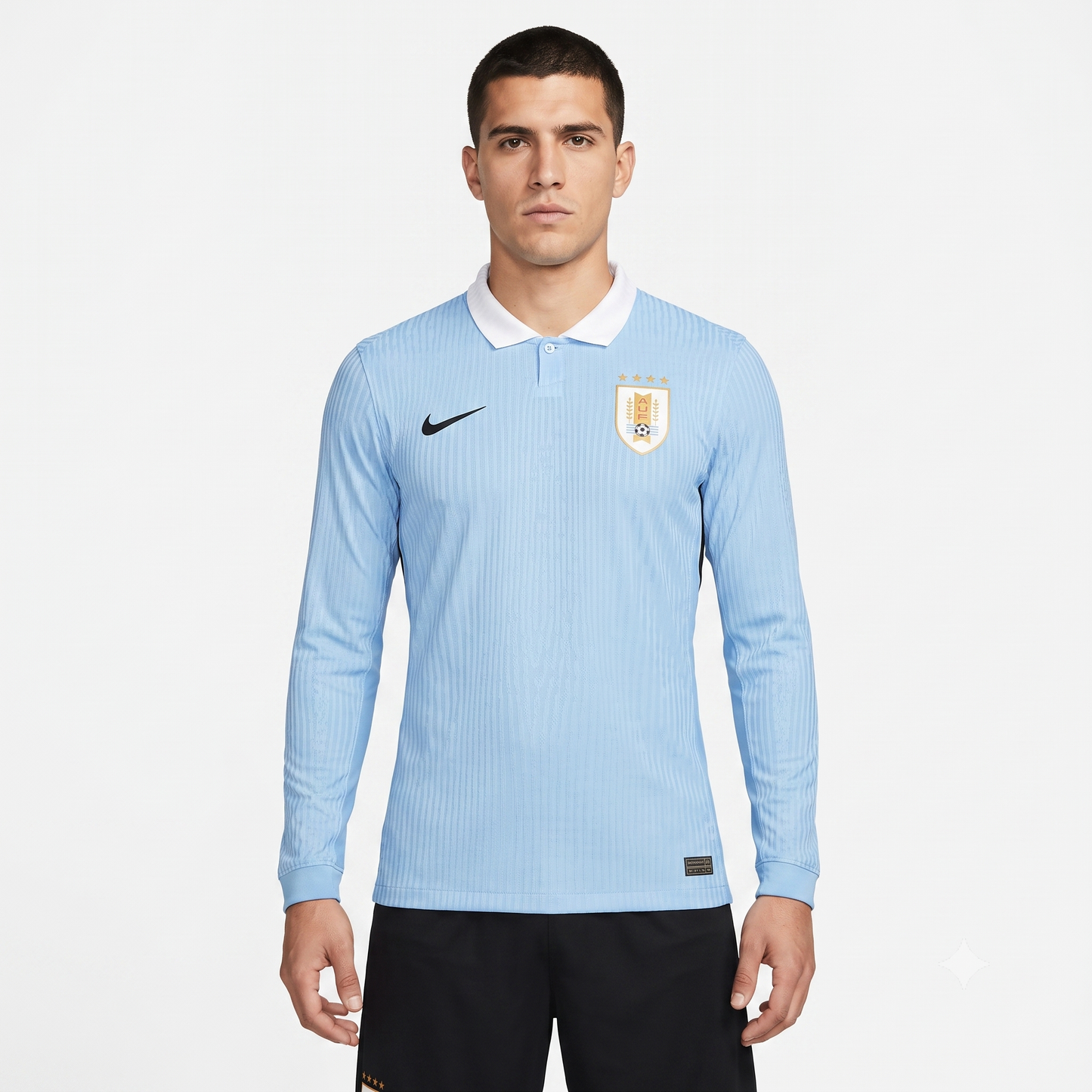 Uruguai Home Manga Longa 26/27 Masculino Jogador Nike - Azul