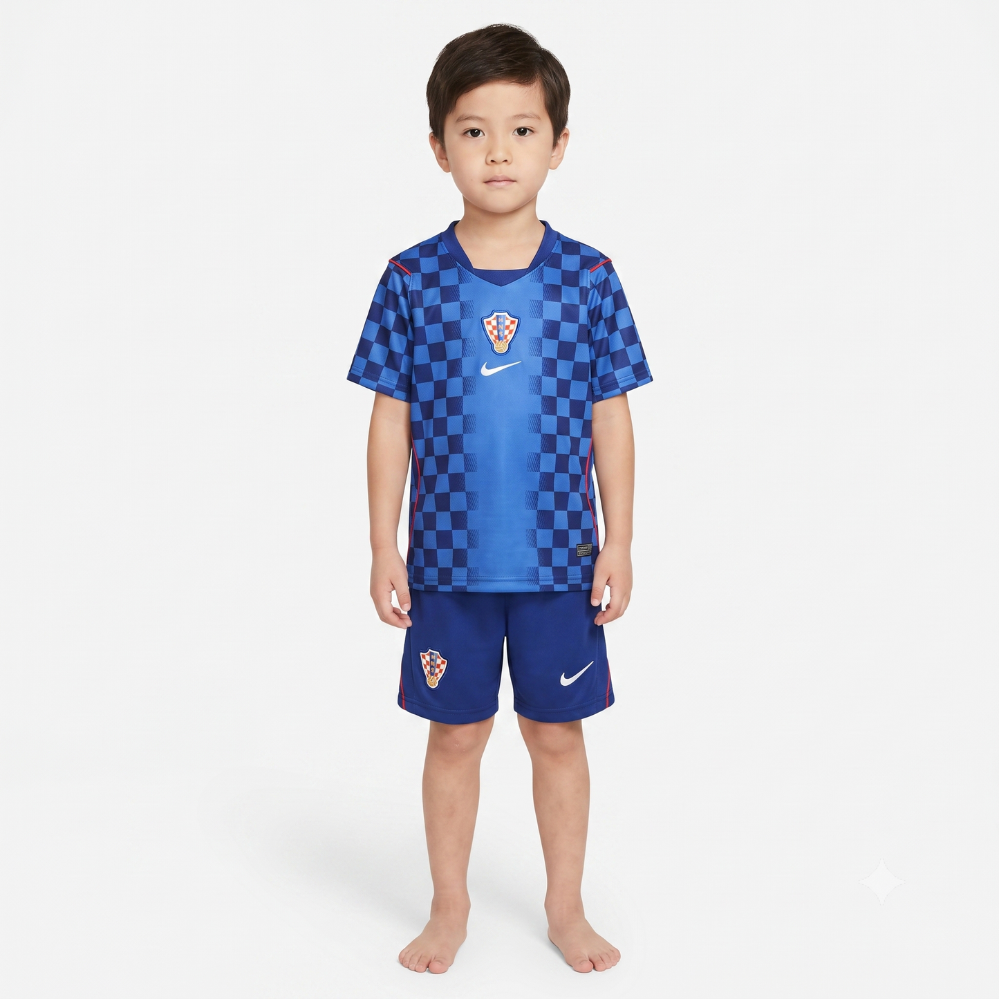 Kit Infantil Croácia Away 26/27 - Azul