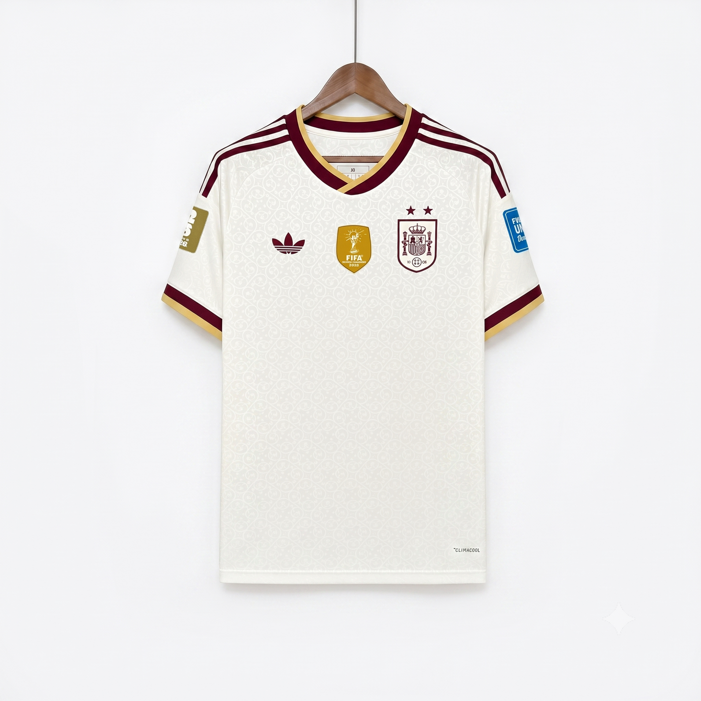 Espanha Away 26/27 CHAMPIONS Adidas Torcedor - Branca
