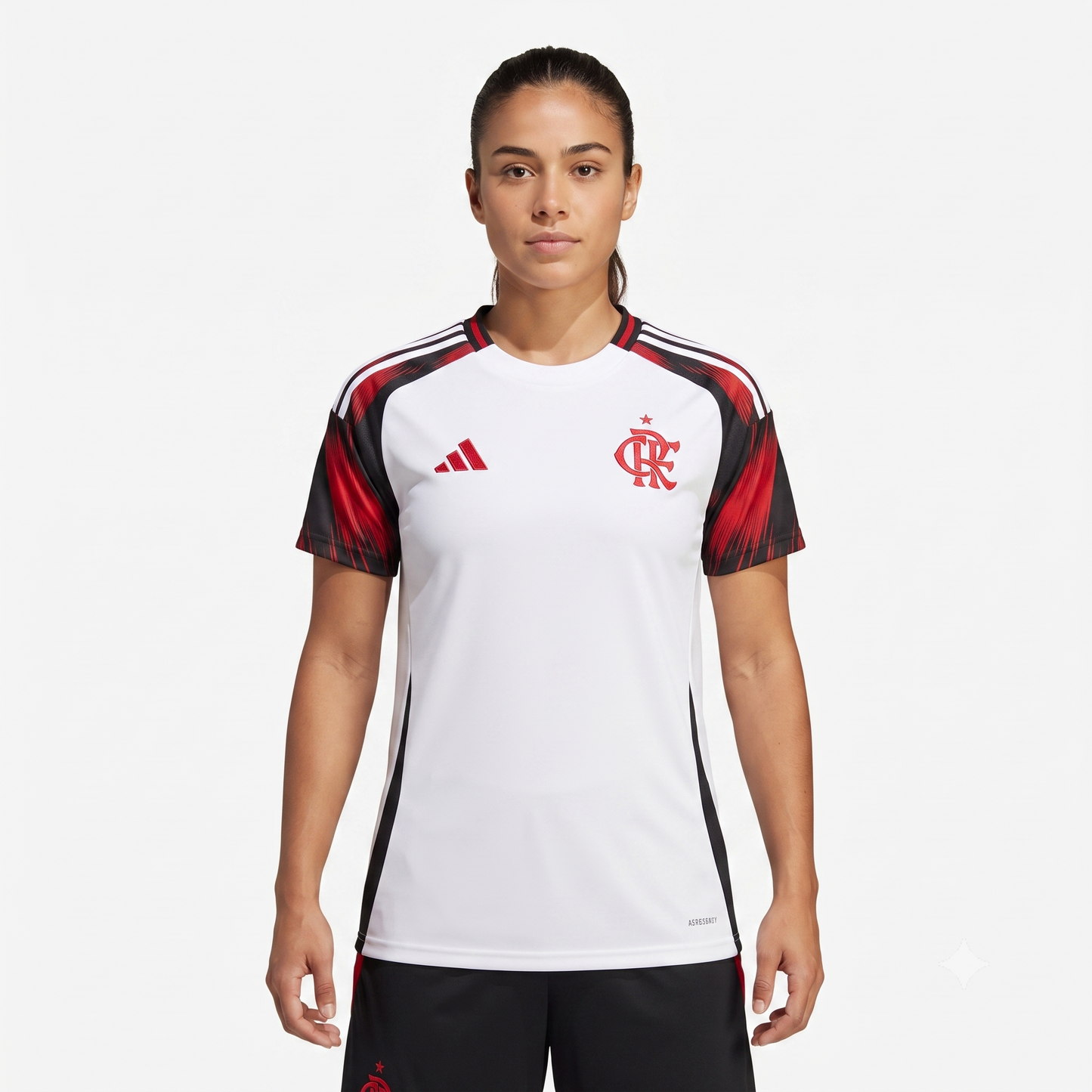 Flamengo Away 25/26 Adidas Torcedor Feminina - Branca
