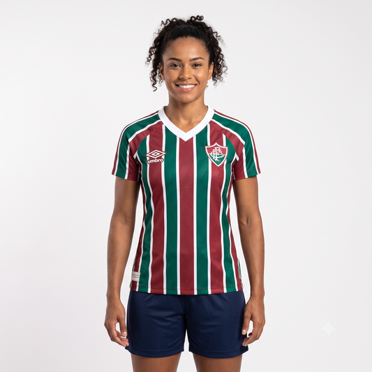 Fluminense Home 25/26 Umbro Feminina - Tricolor