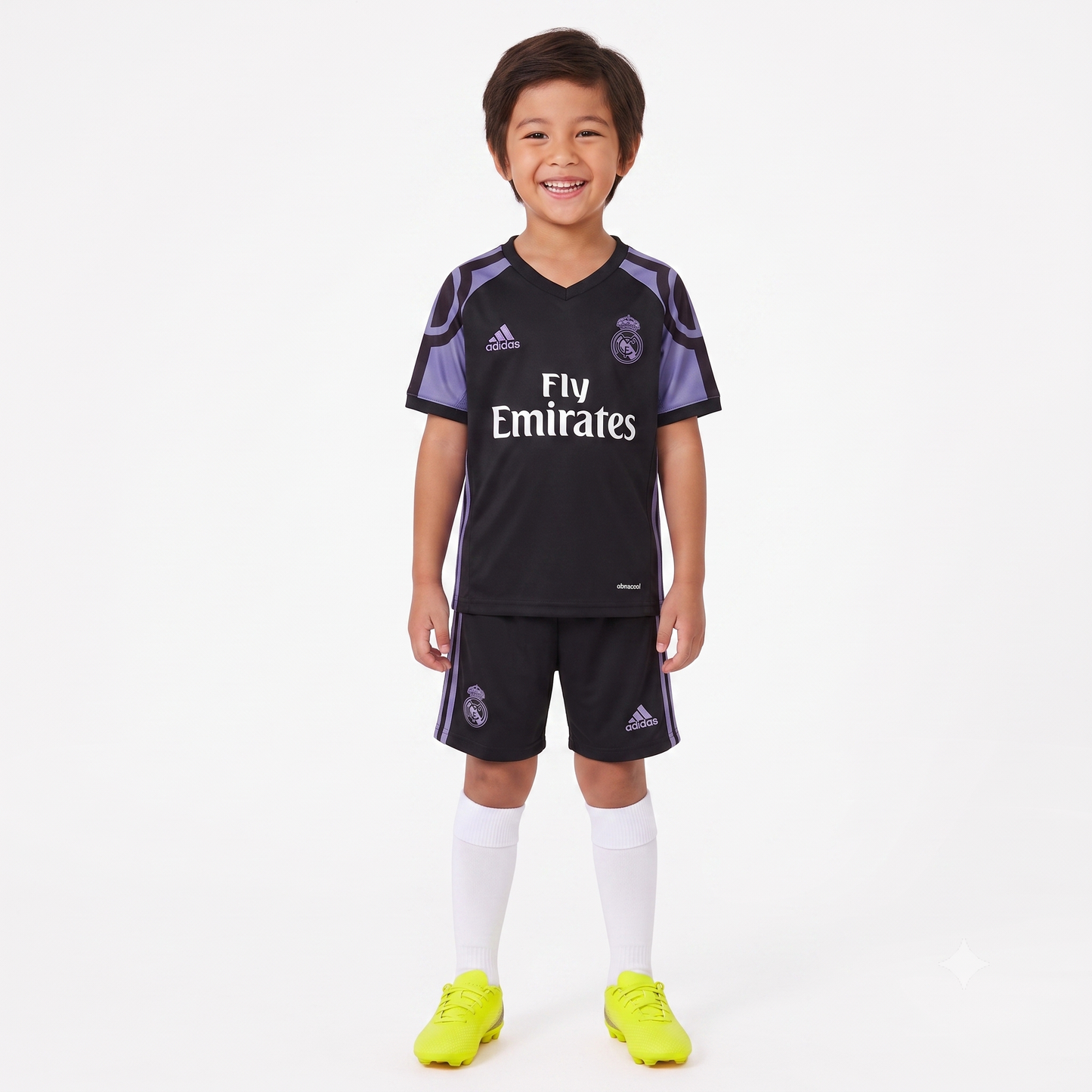 Kit Infantil Real Madrid Awa 16/17 - Preto