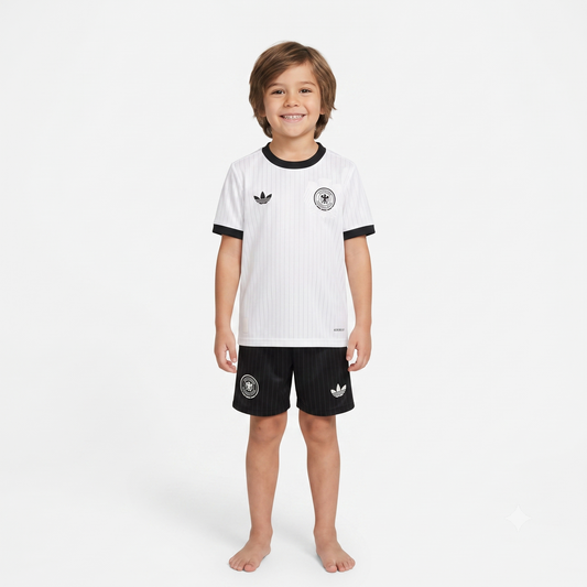 Kit Infantil Alemanha Home 25/26 - Branca