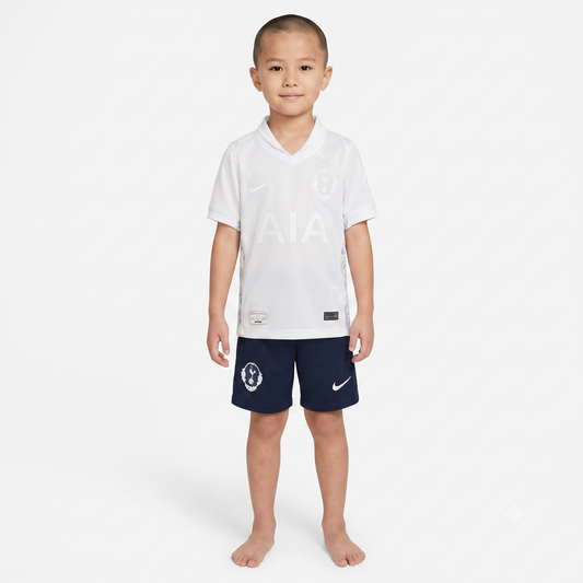 Kit Infantil Tottenham Fourth 25/26 - Branco