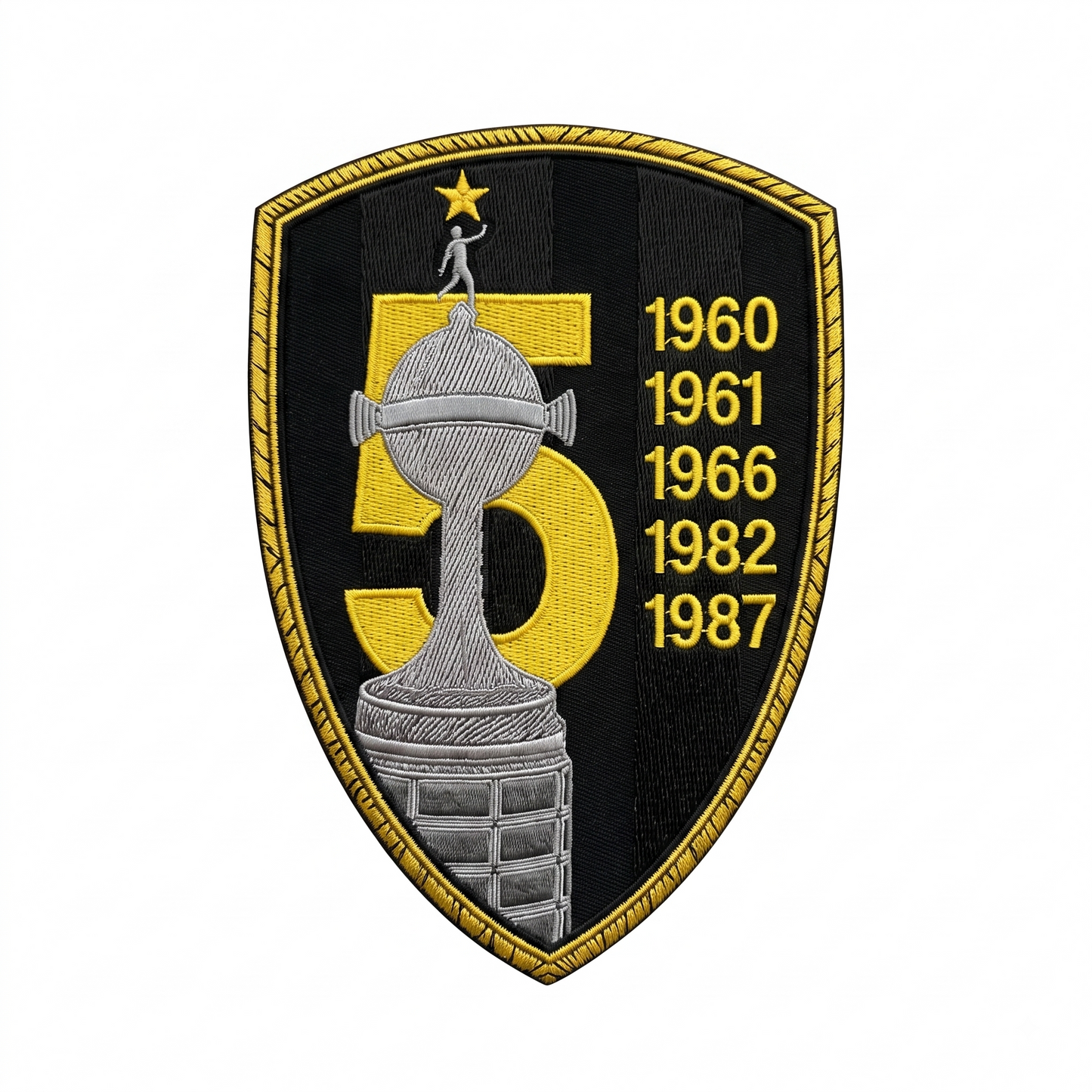 Patch 5 taças Libertadores Peñarol