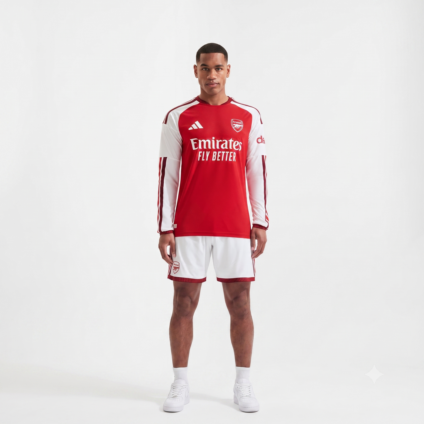 Arsenal Home 26/27 Jogador Manga Longa Adidas - Vermelho