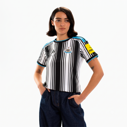 Newcastle Home 26/27 Feminino Adidas - Preto e Branca