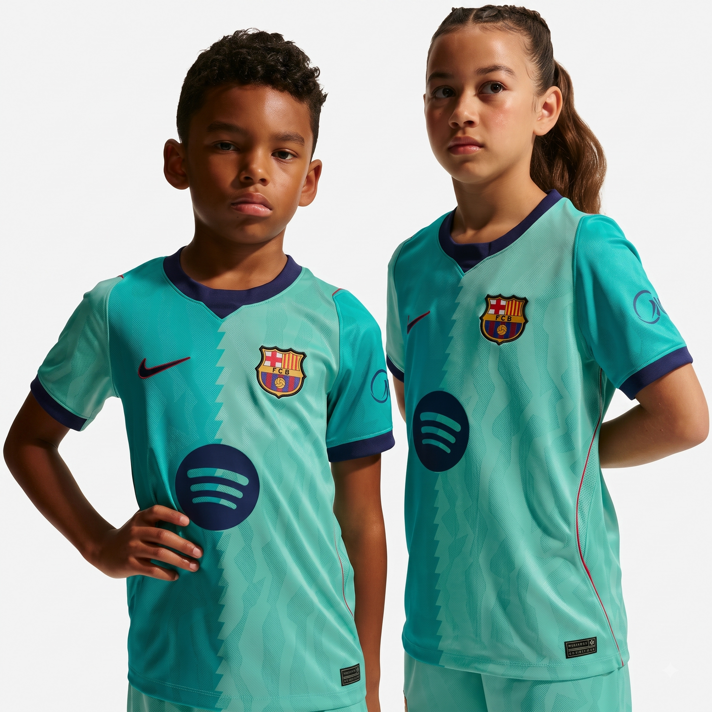 Kit Infantil Barcelona Third 26/27 - Verde