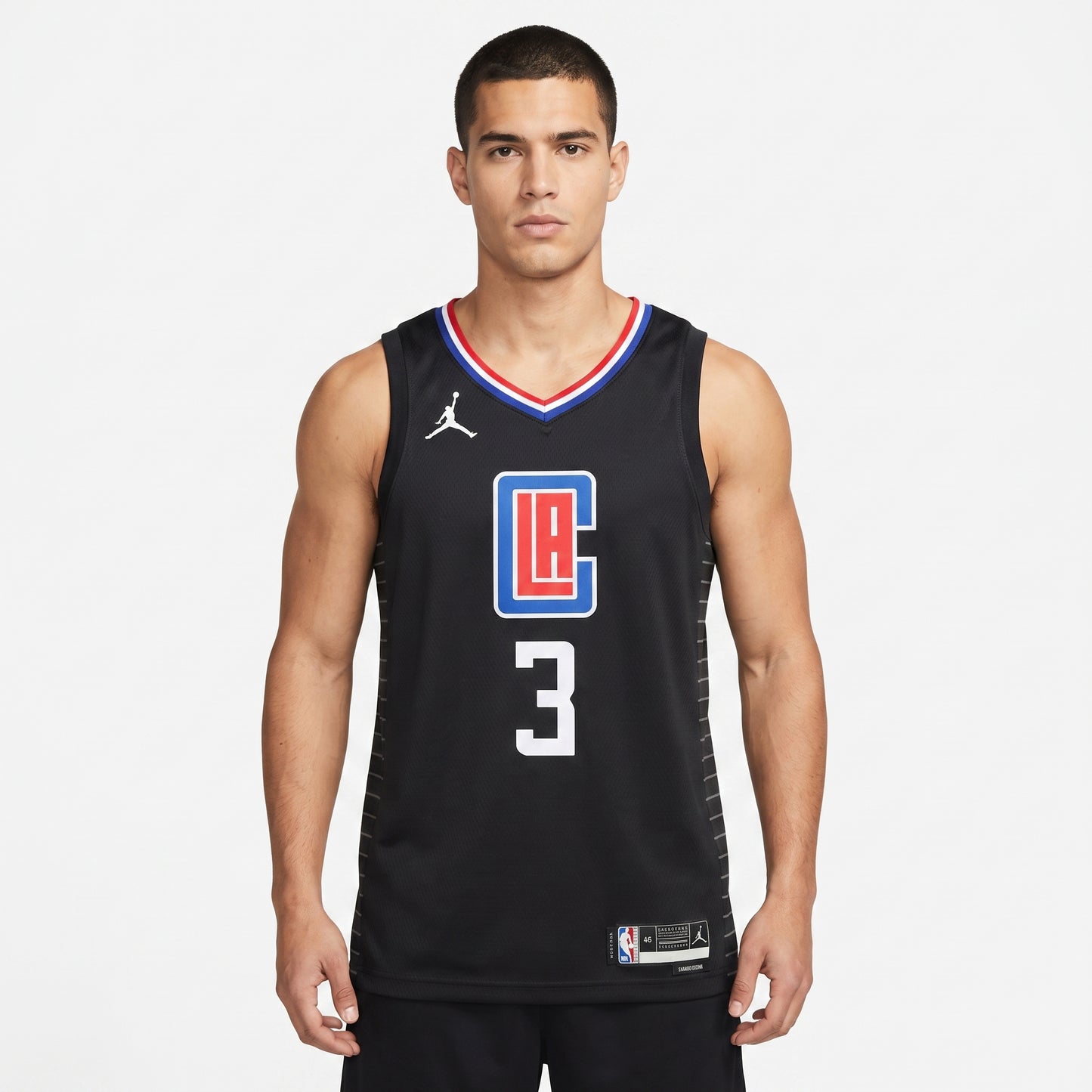 Regata Los Angeles Clippers Masculina - Preto