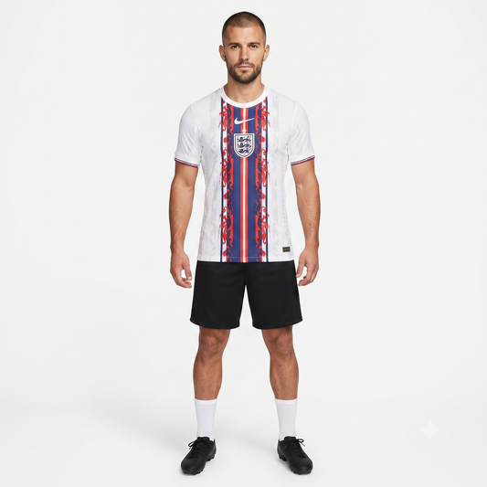 Inglaterra Goleiro 26/27 Jogador Masculino Nike - Branca