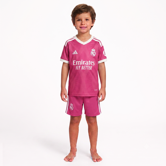 Kit Infantil Real Madrid Third 26/27 - Rosa