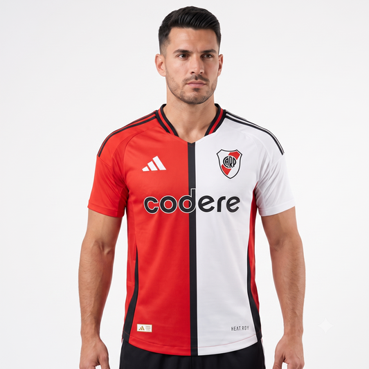 River Plate Third 25/26 Jogador Masculino Adidas - Vermelho e Branco