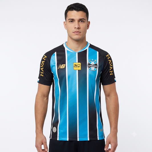 Grêmio Home 26/27 NB Jogador Patrocinadores - Tricolor