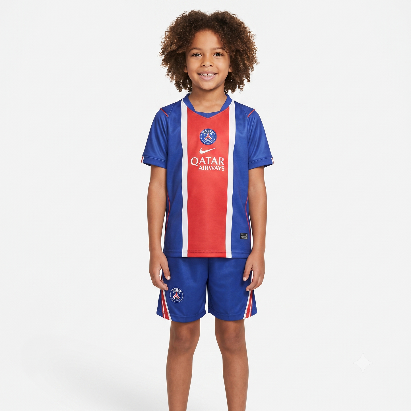 Kit Infantil PSG Home 26/27 - Azul e Vermelho