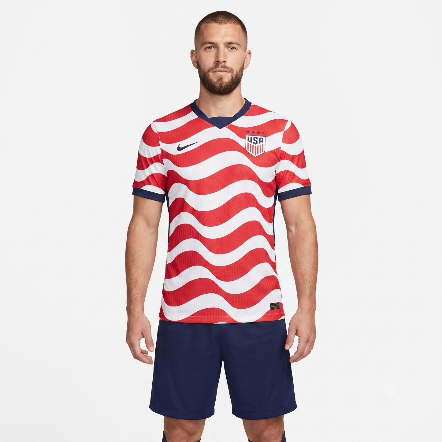 EUA Home 26/27 Jogador Nike - Branca e Vermelho