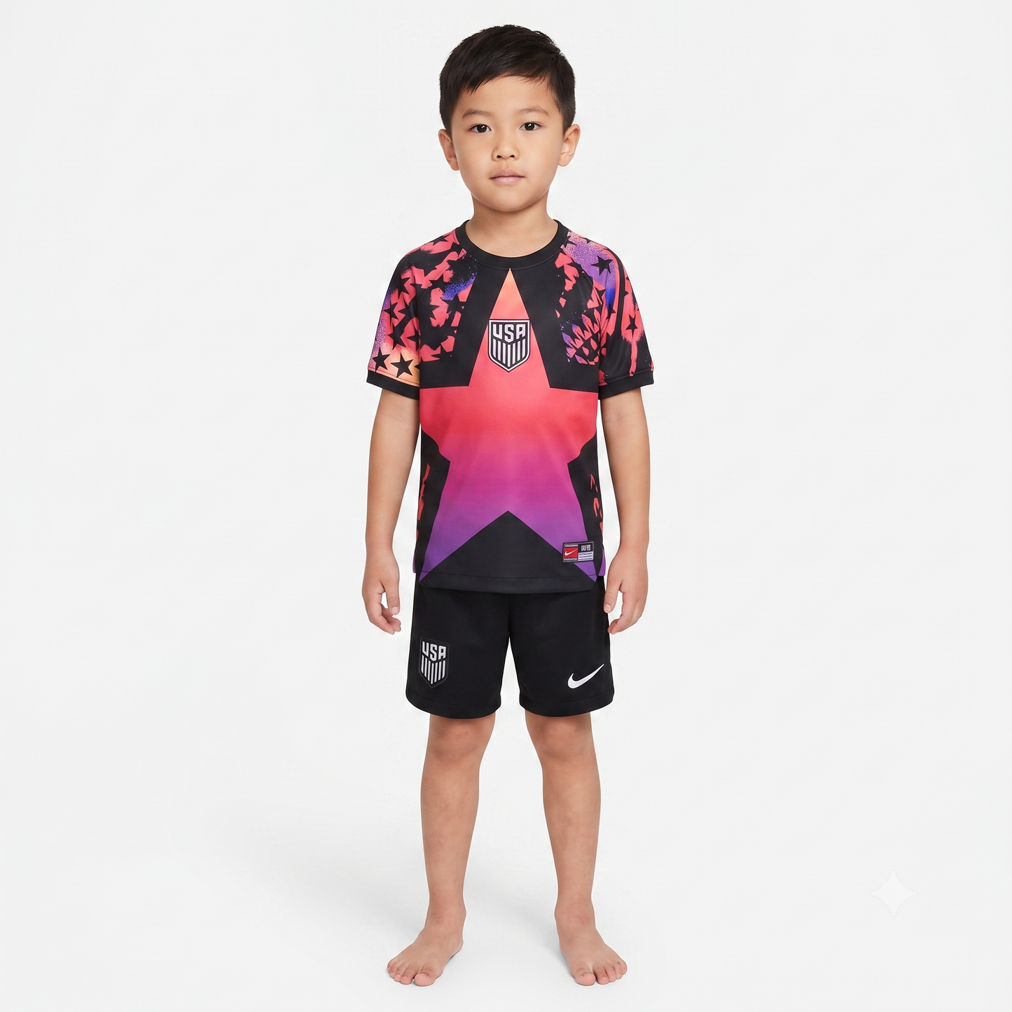 Kit Infantil EUA Goleiro 26/27 - Vermelho