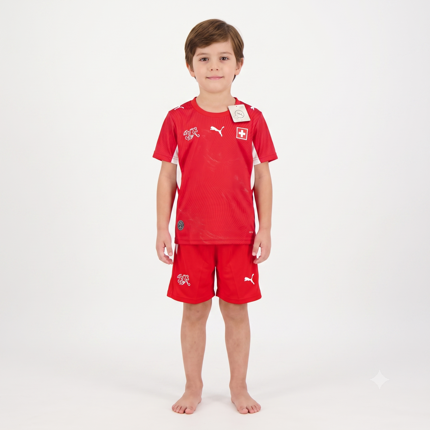 Kit Infantil Suiça Home 26/27 - Vermelho