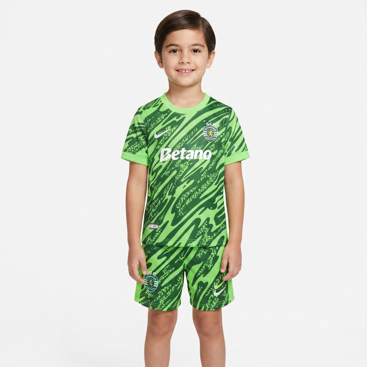 Kit Infantil Sporting Goleiro 25/26  - Verde