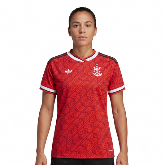 Flamengo Third 26/27  Torcedor Adidas Feminino - Vermelho