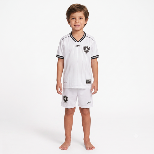 Kit Infantil Botafogo Third 25/26 Reebok - Branca