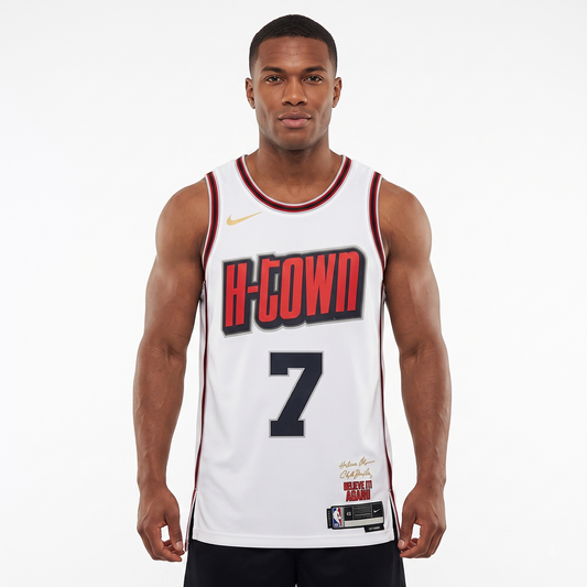 Regata Houston Rockets Masculina - Branca