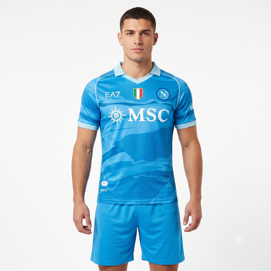 Napoli Edição Especial 25/26 Jogador EA7 - Azul