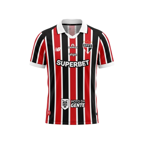 São Paulo Away 26/27 Com Patrocinadores Torcedor NB - Tricolor