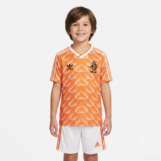 Kit Infantil Holanda Home Retrô 1988 - Laranja