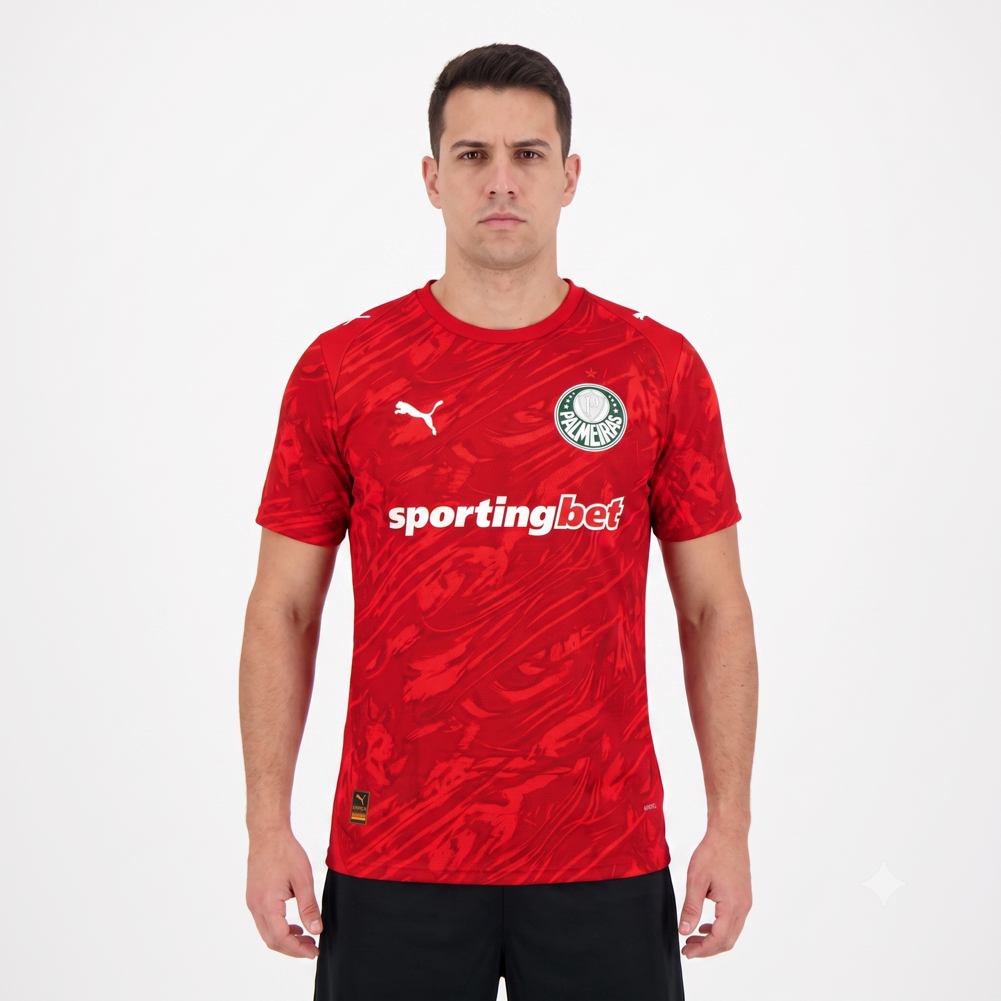 Palmeiras Goleiro 26/27 Jogador Puma Masculina - Vermelha