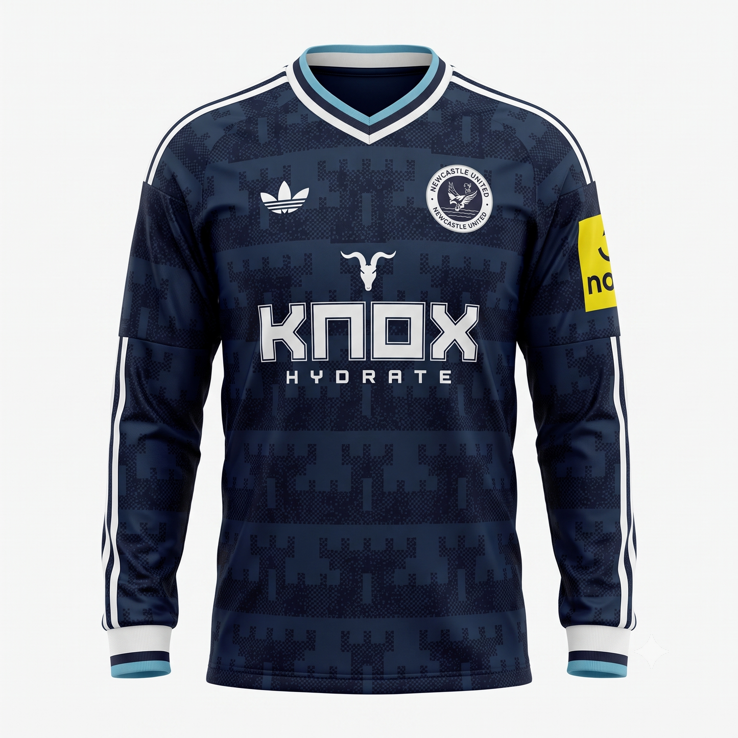 Newcastle Away 26/27 Manga Longa Torcedor Adidas - Azul Escuro