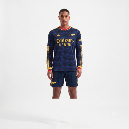 Arsenal Away 26/27 Jogador Manga Longa Adidas - Azul