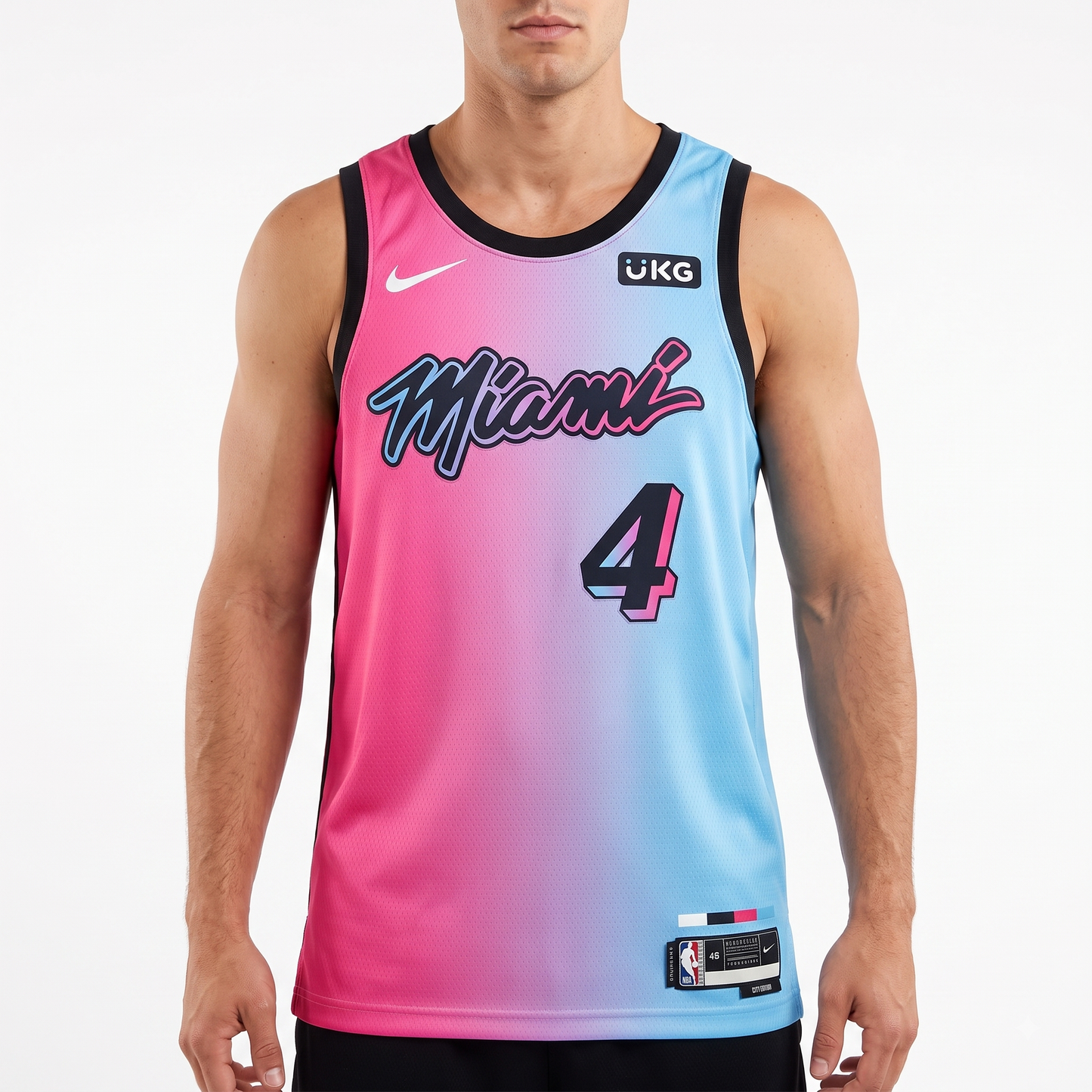Regata Miami Heat Masculina - Rosa e Azul