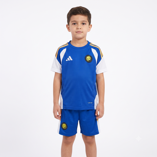 Kit Infantil Al Nassr Treino 25/26  - Azul